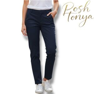 Gap Broken-In Straight Trouser Pants Navy Size 0 (25.5" Inseam) Office Casual